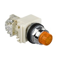 Schneider Electric Кнопка с подсветкой желтая 24В 9001K2L35LYAH13 9001K2L35LYAH13 фото