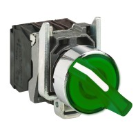 Schneider Electric XB4 Переключатель с подсветкой, 3 положения, с фиксацией XB4BK133M5 фото