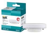 IEK Лампа светодиодная ECO T75 таблетка 10Вт 230В 4000К GX53 LLE-T80-10-230-40-GX53 фото