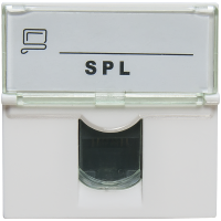 SPL Розетка информационная UTP 1хRJ45 45х45 cat5е 1722087134 фото