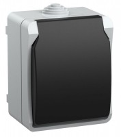 IEK FORS РСб20-3-ФСр Розетка одноместная с з/к для открытой установки IP54 ERS12-K03-16-54-DC фото