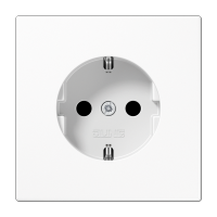 JUNG Розетка штепсельная Schuko 16A, 250V с защитой от детей LS1521KIWW фото