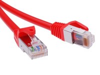 DKC Патч-корд экранированный CAT6 F/UTP 4х2, LSZH, красный, 1.0м RN6FU4510RD фото