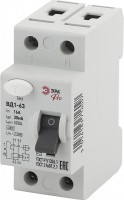 ЭРА NO-902-26 Pro Устройство защитного отключения УЗО ВД1-63 1P+N 16А 30мА Б0031875 фото