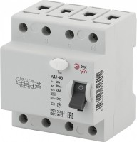 ЭРА NO-902-39 Pro Устройство защитного отключения УЗО ВД1-63 3P+N 40А 30мА Б0031884 фото