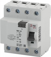 ЭРА NO-902-53 Pro Устройство защитного отключения УЗО ВД1-63 3P+N 100А 30мА Б0031892 фото