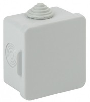 ЭРА KOR-65-65-50-4g Коробка распаячная открытой установки КОР 65х65х50мм с гермовводами 4 вх. IP54 Б0037445 фото