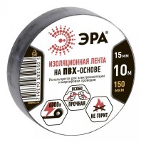ЭРА 43829/43812 ПВХ-изолента 15мм*10м черная C0036558 фото