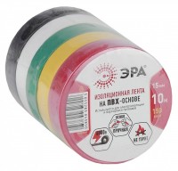 ЭРА 43966/43959 ПВХ-изолента 15мм*10м 5цветов C0038781 фото