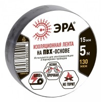 ЭРА 36930 ПВХ-изолента 15мм*5м черная C0045275 фото