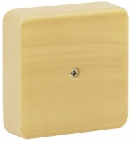 ЭРА BS-P-75-75-20 Коробка распаячная 75х75х20 (без клеммы) сосна IP40 Б0031179 фото