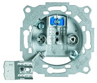 ABB NIE Мех Розетка TV/FM-SAT проходная 2CLA815180A1001 фото