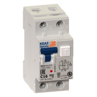 КЭАЗ АВДТ с защитой от сверхтоков OptiDin D63-23C25-A-УХЛ4 (2P, C25, 100mA) 103514 фото
