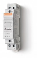 Finder Модульный контактор; 1NO+1NC 20А; контакты AgSnO2; катушка 240В АС; ширина 17.5мм; степень защиты IP20; опции: нет 222382404000 фото