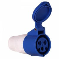 EKF PROxima Розетка переносная 233 2Р+РЕ 63А 220В IP67 ps-233-63-220 фото