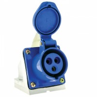 EKF PROxima Розетка стационарная наружная 113 2Р+РЕ 16А 220В IP44 ps-113-16-220 фото