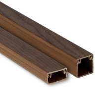 EKF PROxima Канал кабельный под тёмное дерево (12х12) (120м) Plast kk-12-12d фото