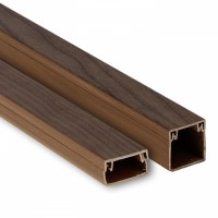 EKF PROxima Канал кабельный под тёмное дерево (15х10) (144м) Plast kk-15-10d фото