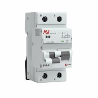 EKF Averes DVA-6 Диф. Автомат (C)  1P+N 40А/30мА тип АС 6кА rcbo6-1pn-40C-30-ac-av фото