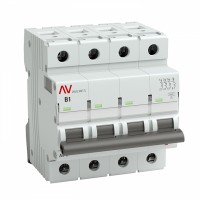 EKF Averes AV-10 Автоматический выключатель  (B) 4P 1А 10kA mcb10-4-01B-av фото