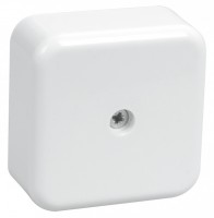 IEK Коробка распаячная КМ для о/п 50х50х20мм белая UKO10-050-050-020-K01-E фото