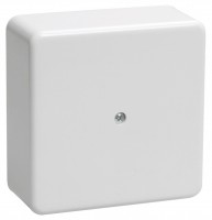 IEK Коробка распаячная КМ для о/п 75х75х28мм белая UKO10-075-075-028-K01-E фото