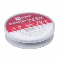 EKF PROxima Изолента ПВХ 19мм 20м серии SafeFlex Pro 33+ plc-iz-sfpro-b фото