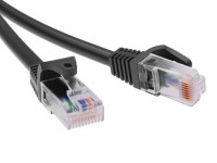 DKC Патч-корд неэкранированный CAT6 U/UTP 4х2, LSZH, черный, 1.5м RN6UU4515BK фото