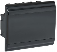 IEK PRIME Корпус пластиковый встраиваемый ЩРВ-П-9 черный IP41 MKP13-V-01-09-41-K02 фото