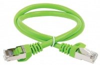 IEK ITK Коммутационный шнур категория 6А S/FTP LSZH 2м зеленый PC02-C6ASL-2M фото