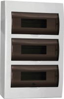 IEK GENERICA Корпус пластиковый ЩРН-П-36 черн. прозр. дверь IP41 MKP12-N-36-41-G фото