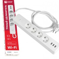 EKF PROxima Умный удлинитель Connect Wi-Fi c USB RCE-1-WF фото