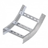 DKC Угол лестничный вертикальный внутренний 45 градусов 200х400, R600, горячеоцинкованный ULIC624HDZ фото