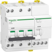 Schneider Electric Выключатель автоматический дифференциального тока iCV40 3P+N 6кА 40A C 30мA тип A A9DC3740 фото