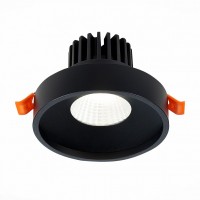 ST LUCE  ST751.438.10 Св-к встр. Черный LED 1*10W 3000K 750Lm Ra>90 38о IP20 D100xH75 170-240V ST751.438.10 фото