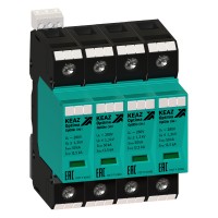 КЭАЗ Ограничитель импульсных перенапряжений (УЗИП) OptiDin OM-I-4-280/12,5/R 114247 фото