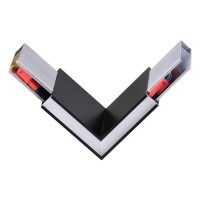 Novotech 135077 NT19 050 черный Соединитель угловой токопроводящий IP20 LED 4000K 3W 220-240V ITER 135077 фото