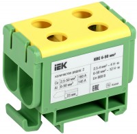 IEK Клемма вводная силовая КВС 6-50 кв.мм. 2-рядная PE YZN23-050-K52 фото