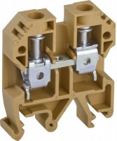 IEK Клемма винтовая КВИ-10мм2 желтая YZN30-010-K05 фото