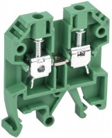 IEK Клемма винтовая КВИ-4мм2 зеленая YZN30-004-K06 фото
