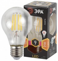 ЭРА F-LED A60-9W-827-E27 (филамент, груша, 9Вт, тепл, Е27) Б0043433 фото