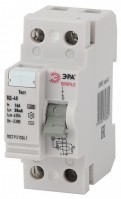 ЭРА SIMPLE-mod-48 SIMPLE Устройство защитного отключения УЗО ВД-40 2P 63А/100мА (электронное) Б0039268 фото
