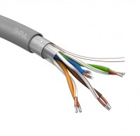 ЭРА FL-4-PVC-A Кабель витая пара F/UTP 4x2x24 AWG Cat5e CCA PVC 305м SIMPLE Б0044440 фото