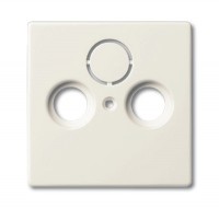 ABB BJE Axcent(solo/future) Chalet-белый Накладка TV-R-SAT розетки 1724-0-4322 фото