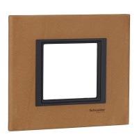 Schneider Electric Unica Class Светлая Кожа Рамка 1-ая MGU68.002.7P1 фото