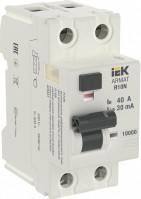 IEK ARMAT ВДТ R10N 2P 40А 30мА тип AC AR-R10N-2-040C030 фото