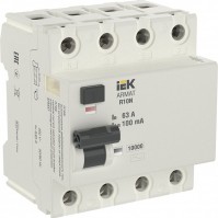 IEK ARMAT ВДТ R10N 4P 63А 100мА тип AC AR-R10N-4-063C100 фото
