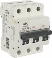 IEK ARMAT Автоматический выключатель M10N 3P C 16А AR-M10N-3-C016 фото