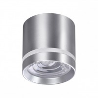 Novotech 358493 OVER NT20 000 серебро Светильник накладной IP20 LED 4000K 12W 220V ARUM 358493 фото