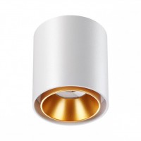 Novotech 358486 OVER NT20 000 белый/золото Светильник накладной IP20 LED 4000K 10W 220V RECTE 358486 фото